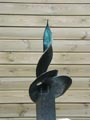 fotodocument bronzen beeld Memmory mirror 3